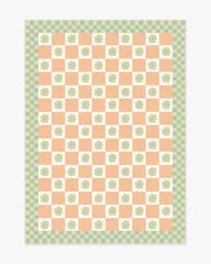 Mini Daisy Checkerboard Rug