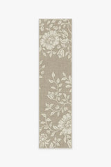 Mallow Flower Natural Stone Rug by Morris & Co.