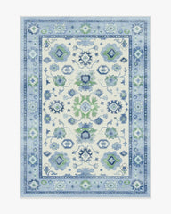 Serena Blue Rug by Mrs. Alice