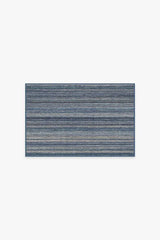 Multi Stripe Blue Rug