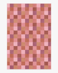 Ostjakki Pink & Orange Rug by Marimekko