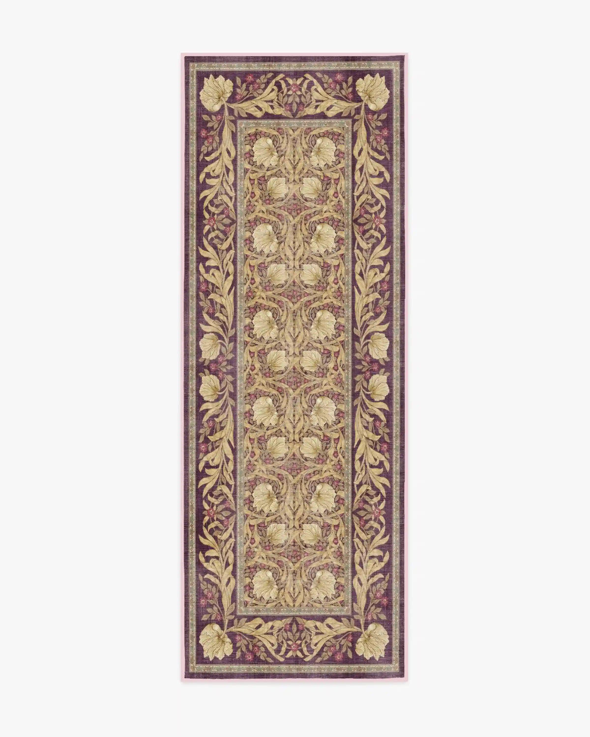 Pimpernel Mauve Rug by Morris & Co.