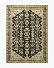Pradera Tan & Soft Black Rug