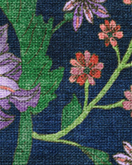 Protea Blue Rug by Iris Apfel
