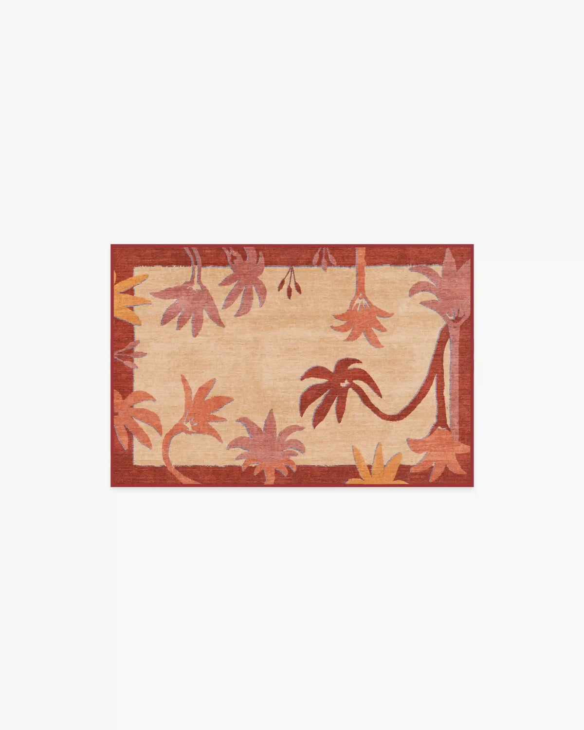 Sabal Cream & Sunset Rug by Jungalow
