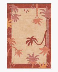 Sabal Cream & Sunset Rug by Jungalow