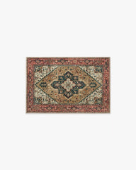 Santiago Camel & Scarlet Rug