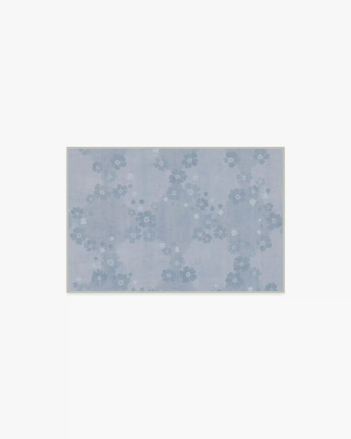 Serene Slate Blue Rug