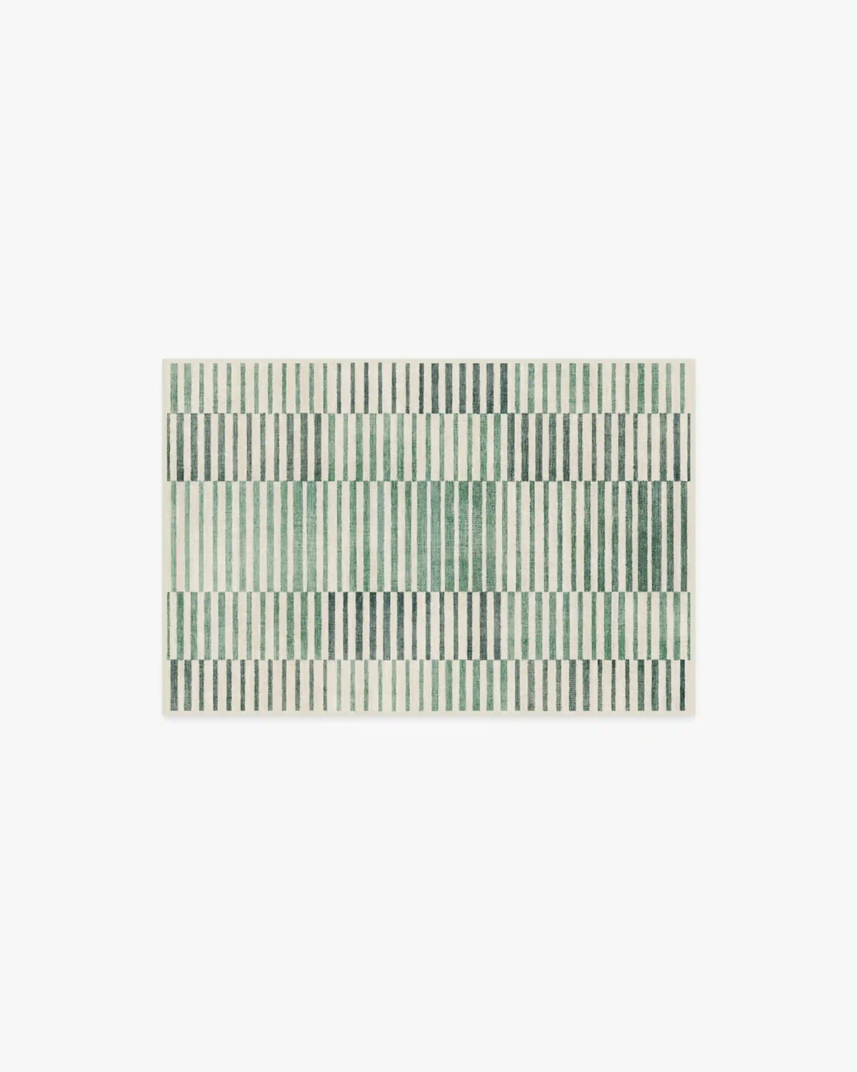 Shadow Stripe Green Rug