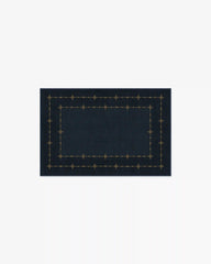 Sparkle Border Dark Navy Rug