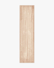 Striated Border Neutral Rug