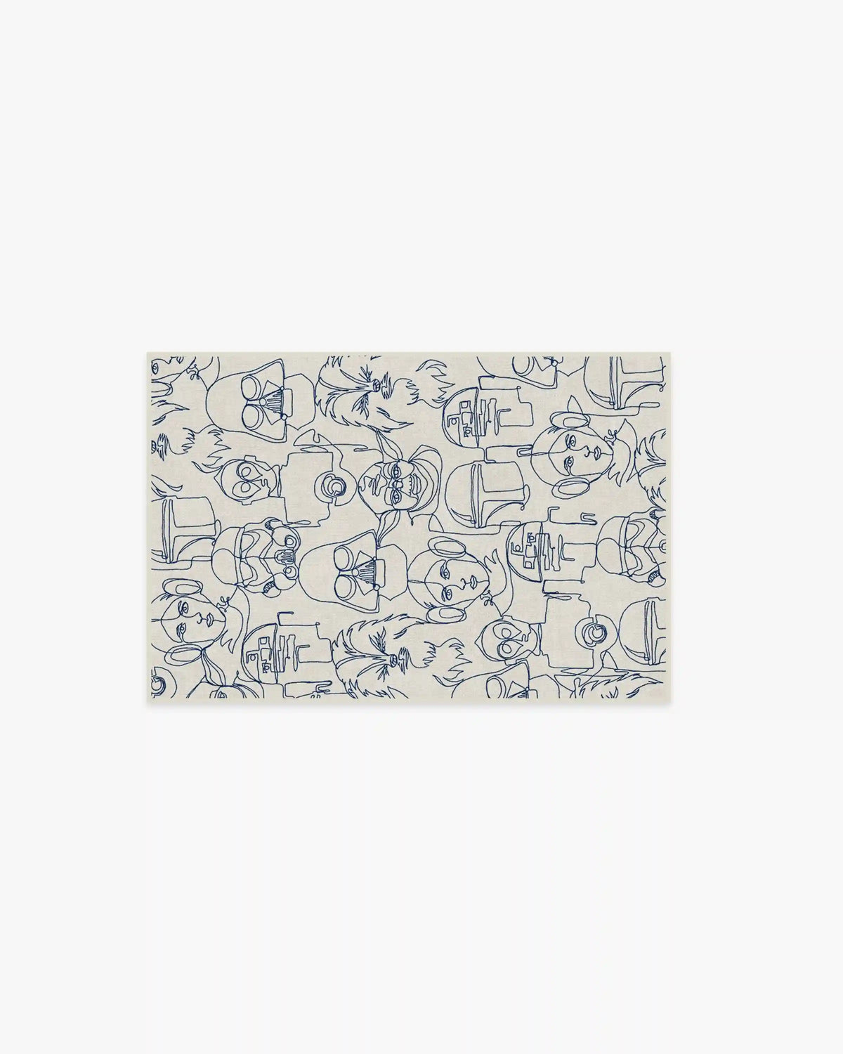 The Saga Delft Blue Rug