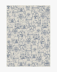 The Saga Delft Blue Rug