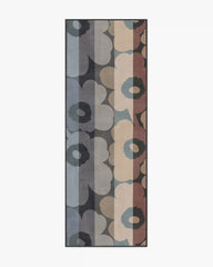 Unikko Ralli Charcoal Multicolor Rug by Marimekko